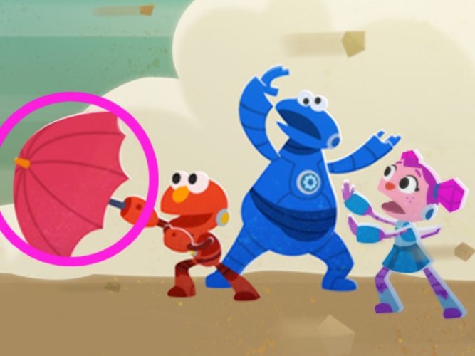 Mecha Abby. Mecha Cookie, Mecha Elmo.